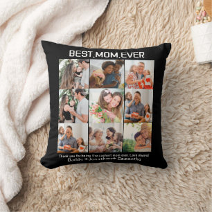 Geschenk für die beste Mama je FotoCollage Kissen