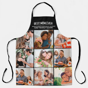 Geschenk für die beste Mama je FotoCollage Schürze