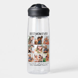 Geschenk für die beste Mama je FotoCollage Trinkflasche