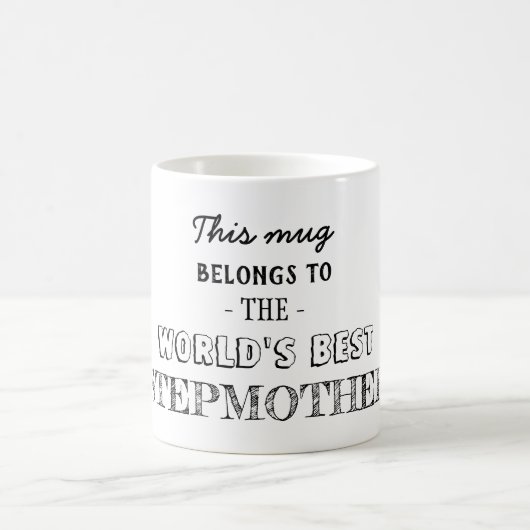 Geschenk für die beste Stepmutter Kaffeetasse (Mittel)