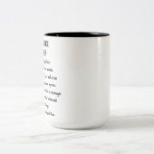 Geschenk für die Bewertung von Differenzialbildern Zweifarbige Tasse (Mittel)