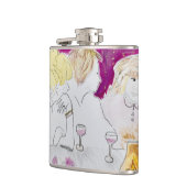 Geschenk für die Freundinnen Flachmann (Links)