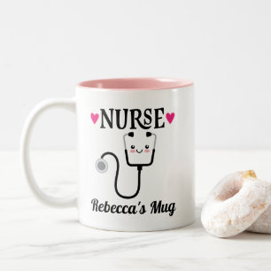 Geschenk für die Krankenwoche Zweifarbige Tasse