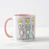 Geschenk für die Mama Fun Kanbits Design Tasse (Links)