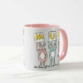 Geschenk für die Mama Fun Kanbits Design Tasse (VorderseiteRechts)