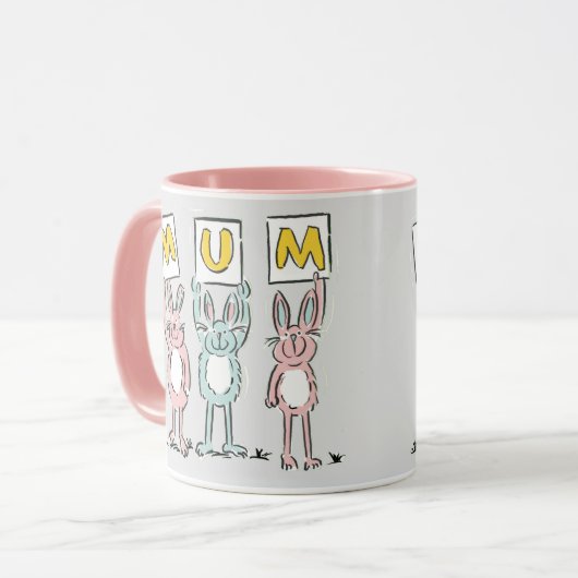 Geschenk für die Mama Fun Kanbits Design Tasse (Vorderseite Links)
