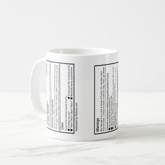 Geschenk für die Mama: Mamacan! Mama Kaffeetasse (Vorderseite Links)