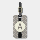 Geschenk für die männliche benutzerdefinierte Mono Gepäckanhänger (Vorderseite vertikal)