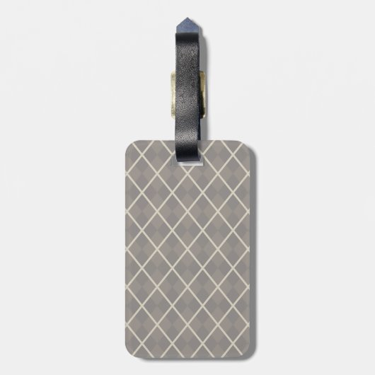 Geschenk für die männliche benutzerdefinierte Mono Gepäckanhänger (Rückseite vertikal)