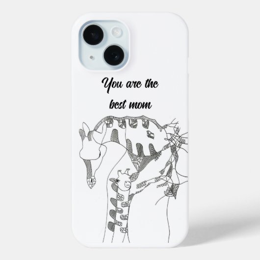 Geschenk für die Mutter iPhone 15 Hüllen Abstrakte (Rückseite)