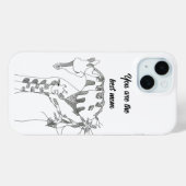 Geschenk für die Mutter iPhone 15 Hüllen Abstrakte (Rückseite (Horizontal))
