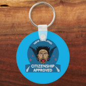 Geschenk für die neuseeländische Staatsbürgerschaf Schlüsselanhänger (Vorderseite)
