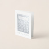 Geschenk für die personalisierte Mathematiklehreri Folienkarte (Vorderseite)