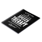 Geschenk für die Sprechtherapie Notizblock (Linke Seite)