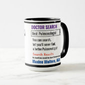 Geschenk für die Tasse des Pulmonologen (VorderseiteRechts)