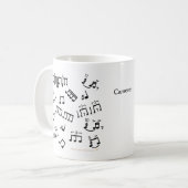 Geschenk für Drummer Coffee Tasse Drums Musical No (Vorderseite Links)