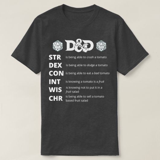 Geschenk für Dungeons T-Shirt (Design vorne)