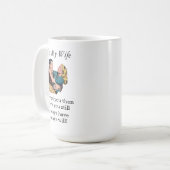 Geschenk für Ehefrau Kaffeetasse (Vorderseite Links)