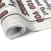 Geschenk für Ehefrau | Zu meiner Ehefrau Liebesbri Geschenkpapier (Rolleneckpunkt)