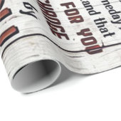 Geschenk für Ehefrau | Zu meiner Ehefrau Liebesbri Geschenkpapier (Rolleneckpunkt)