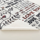 Geschenk für Ehefrau | Zu meiner Ehefrau Liebesbri Sherpadecke (3/4)