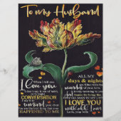 Geschenk für Ehemann | Bestes Geschenk für den Man Menükarte (Vorderseite)