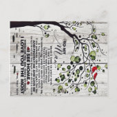 Geschenk für Ehemann | Mein Mann liebt den Brief Ankündigungspostkarte (Vorderseite)