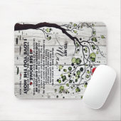 Geschenk für Ehemann | Mein Mann liebt den Brief Mousepad (Mit Mouse)