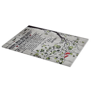 Geschenk für Ehemann Mein Mann liebt den Brief Schneidebrett