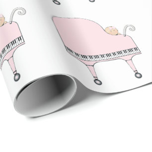 Geschenk für ein Baby Mädchen Geschenkpapier