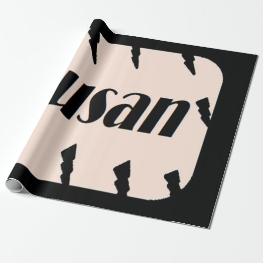 Geschenk für ein Mädchen namens Susan Geschenkpapier (Ungerollt)