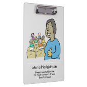 Geschenk für eine asiatische Weibliche Lehrerin. L Klemmbrett (Rechts)