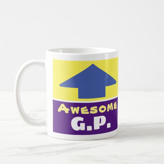 Geschenk für eine G.P.-Kaffee-Tasse Kaffeetasse (Links)