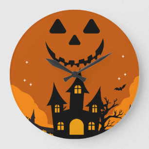 Geschenk für eine Halloween-Baby-Party Große Wanduhr