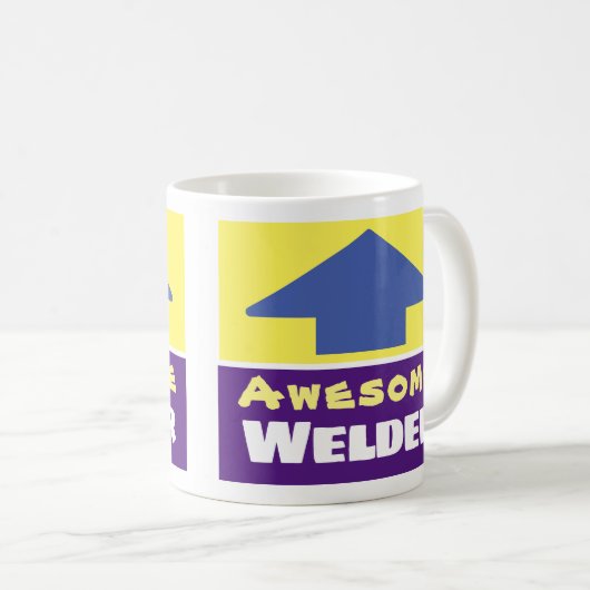 Geschenk für eine Phantastische Welder Coffee Tass Kaffeetasse (VorderseiteRechts)