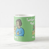 Geschenk für eine schwarze Weibliche Lehrerin. Ges Kaffeetasse (Mittel)