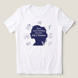 Geschenk für eine starke Frau Tri-Blend Shirt