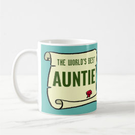 Geschenk für eine Tante. Die beste Tante der Welt Kaffeetasse