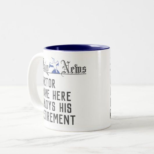 Geschenk für eine Tasse des Arztes (Vorderseite Links)