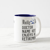 Geschenk für eine Tasse des Arztes (VorderseiteRechts)