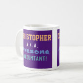 Geschenk für eine Tasse des Buchhalters (Vorderseite Links)