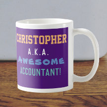 Geschenk für eine Tasse des Buchhalters