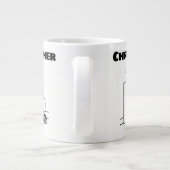 Geschenk für eine Waschmaschinenreparatur mit Name Jumbo-Tasse (Rückseite)