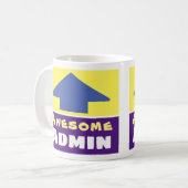 Geschenk für einen Administrator Kaffeetasse (Vorderseite Links)