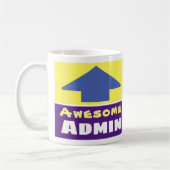 Geschenk für einen Administrator Kaffeetasse (Links)