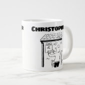 Geschenk für einen Alarm-Gerät mit Namen Jumbo-Tasse (Vorderseite Rechts)