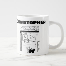 Geschenk für einen Alarm-Gerät mit Namen Jumbo-Tasse