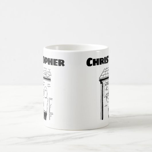 Geschenk für einen Alarm-Gerät mit Namen Kaffeetasse (Mittel)