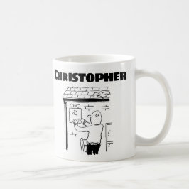 Geschenk für einen Alarm-Gerät mit Namen Kaffeetasse