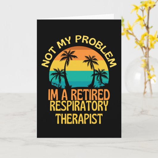 Geschenk für einen Atemtherapeuten Karte (Gelbe Blume)